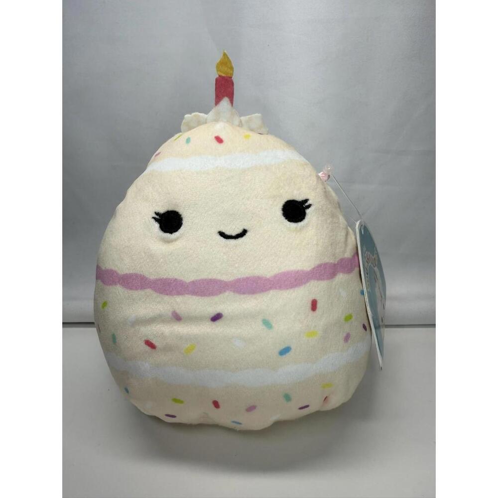 Original Squishmallows Doring Birthday‎ Cake Plush 5" Kellytoy Stuffed Toy NWT